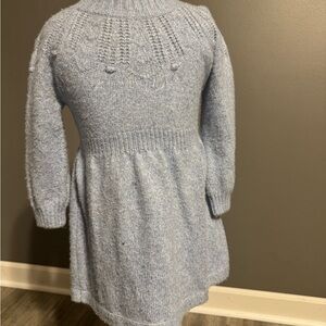 Cat & Jack Light Blue Turtleneck Sweater Dress